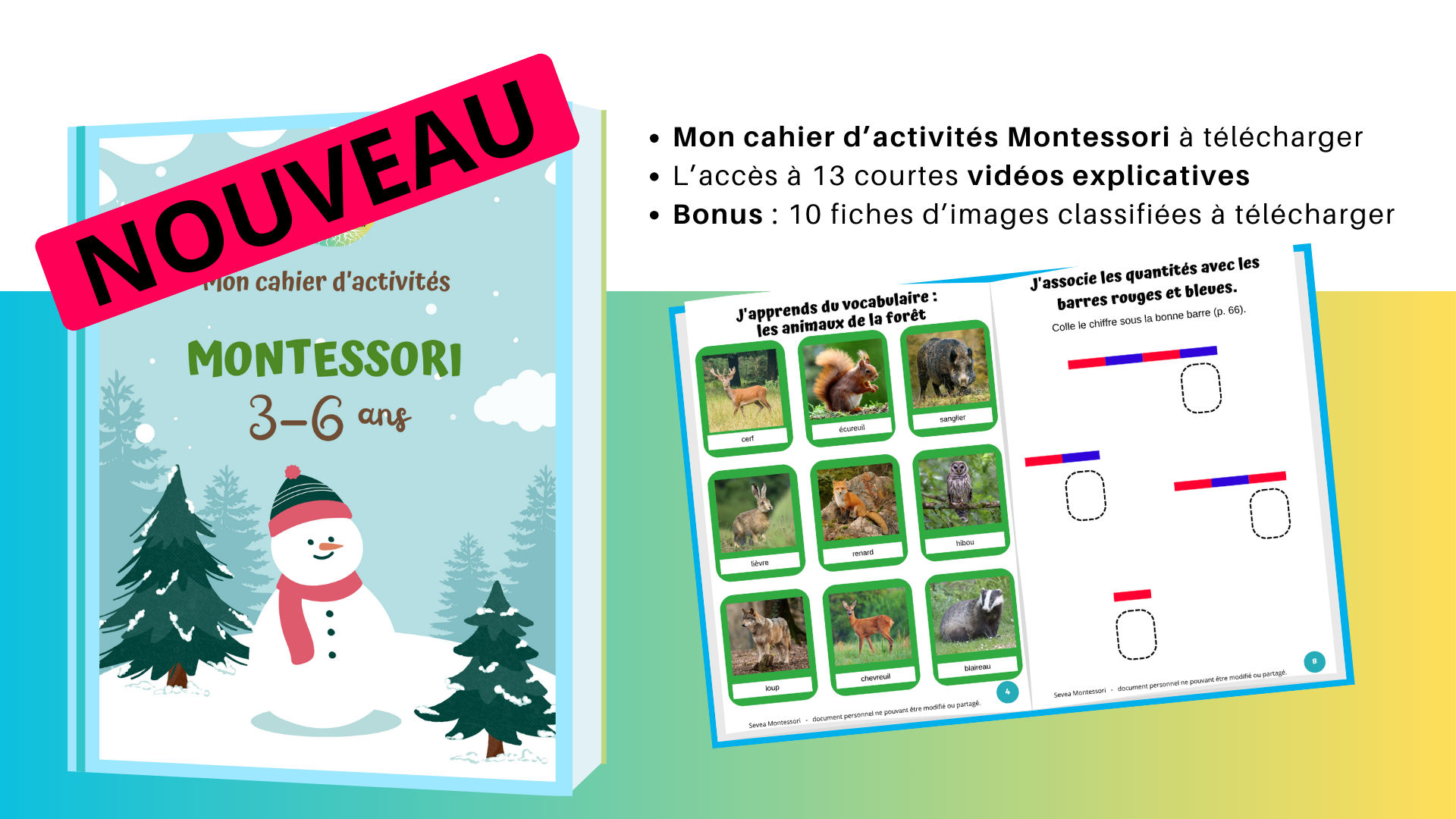 cahier Montessori